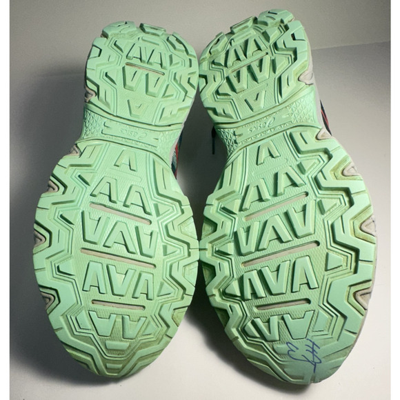 ASICS Women’s Gel Trail Running Shoes Size 7 Blue Coral Mint Athletic Comfort - Picture 8 of 8